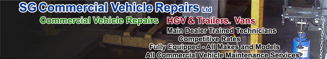 commercial vehicle repairs for hgv, trailers and vans banner image